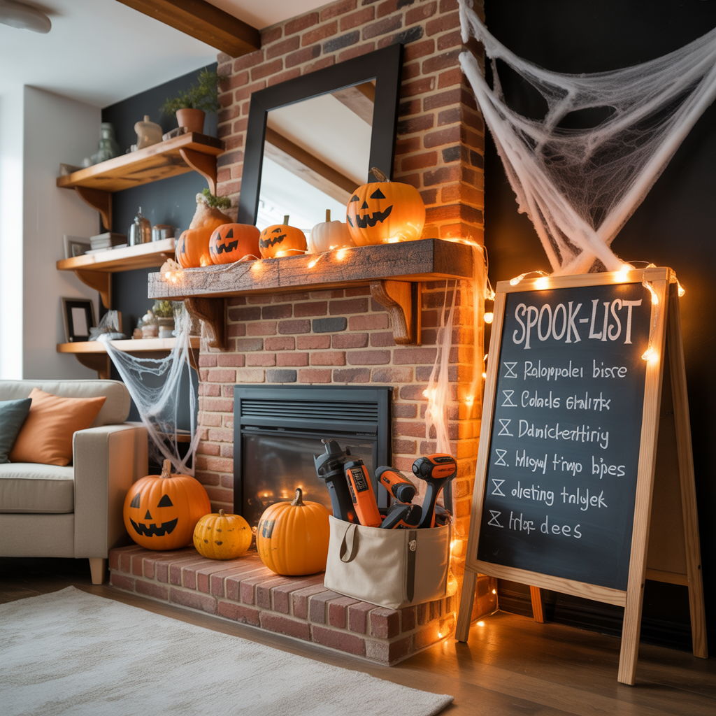 halloween apartment decor