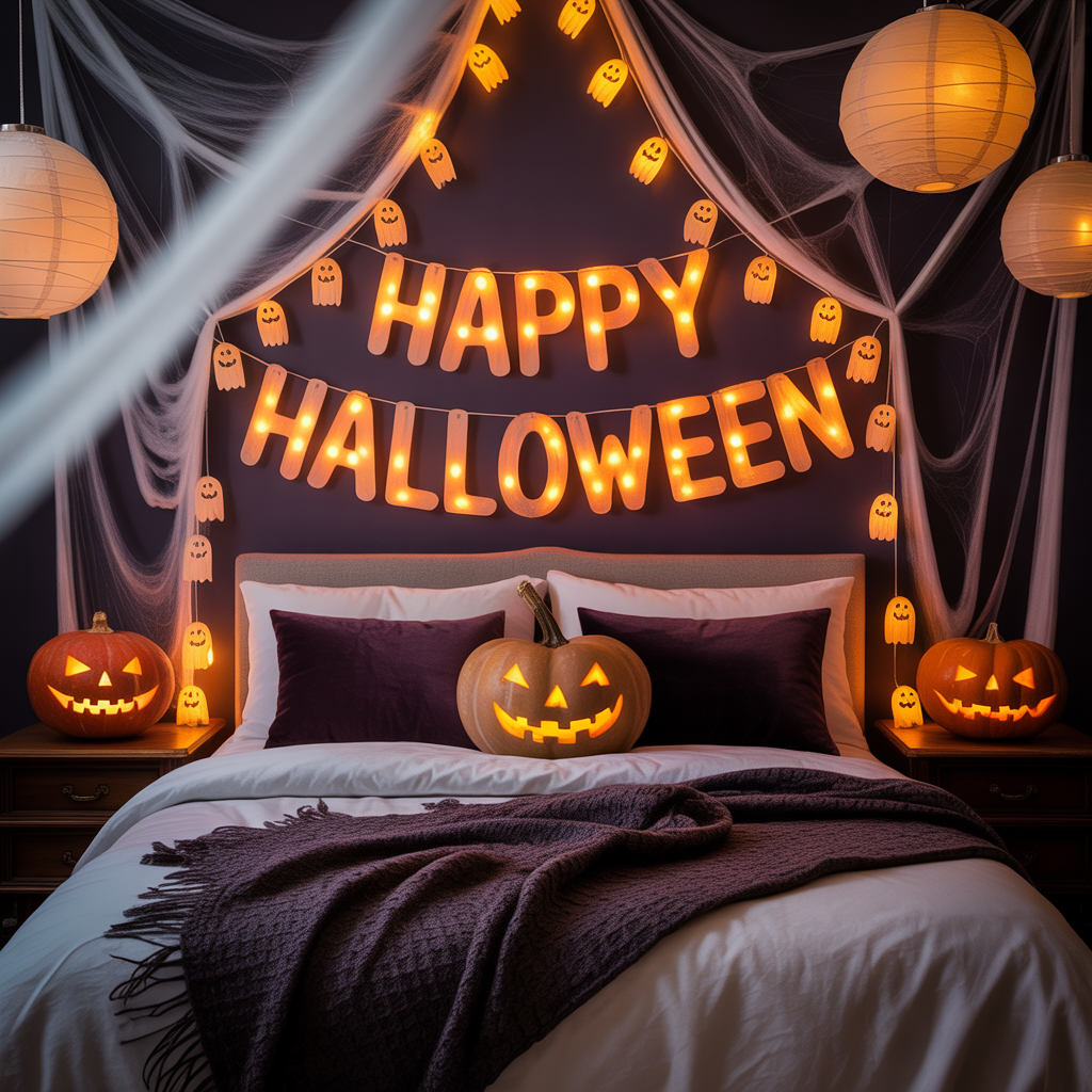halloween bedroom decor