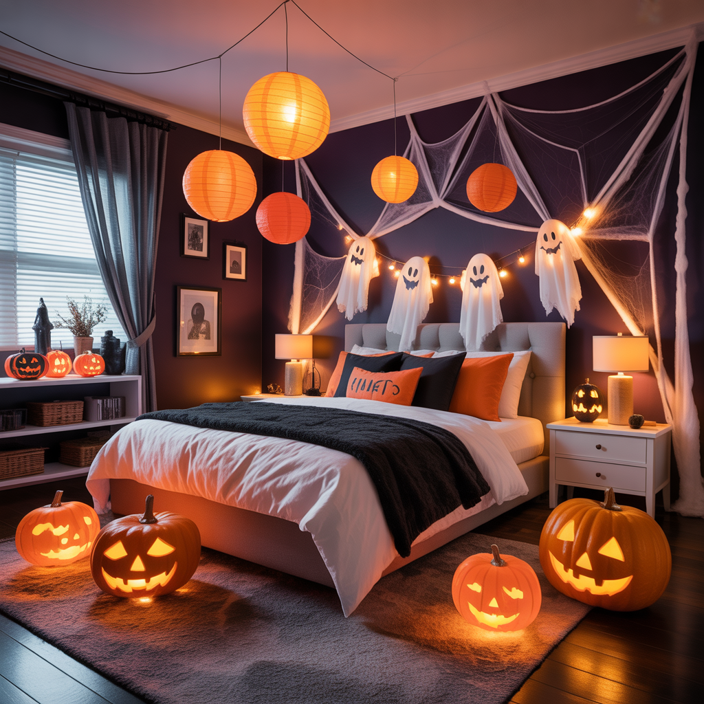 halloween bedroom decor