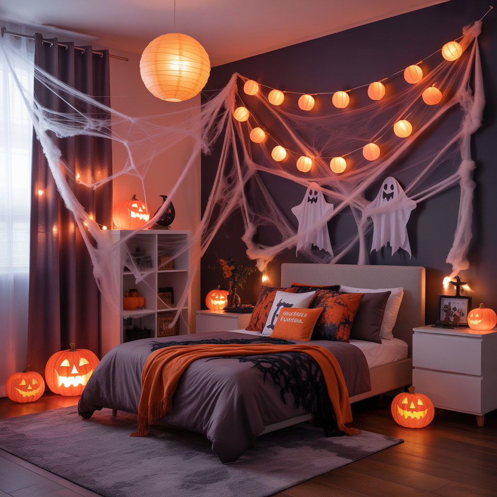 halloween bedroom decor