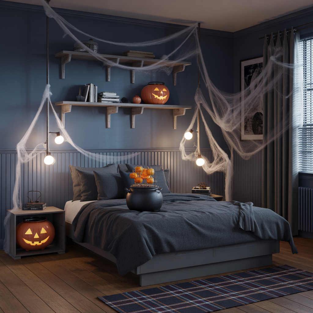halloween bedroom decor