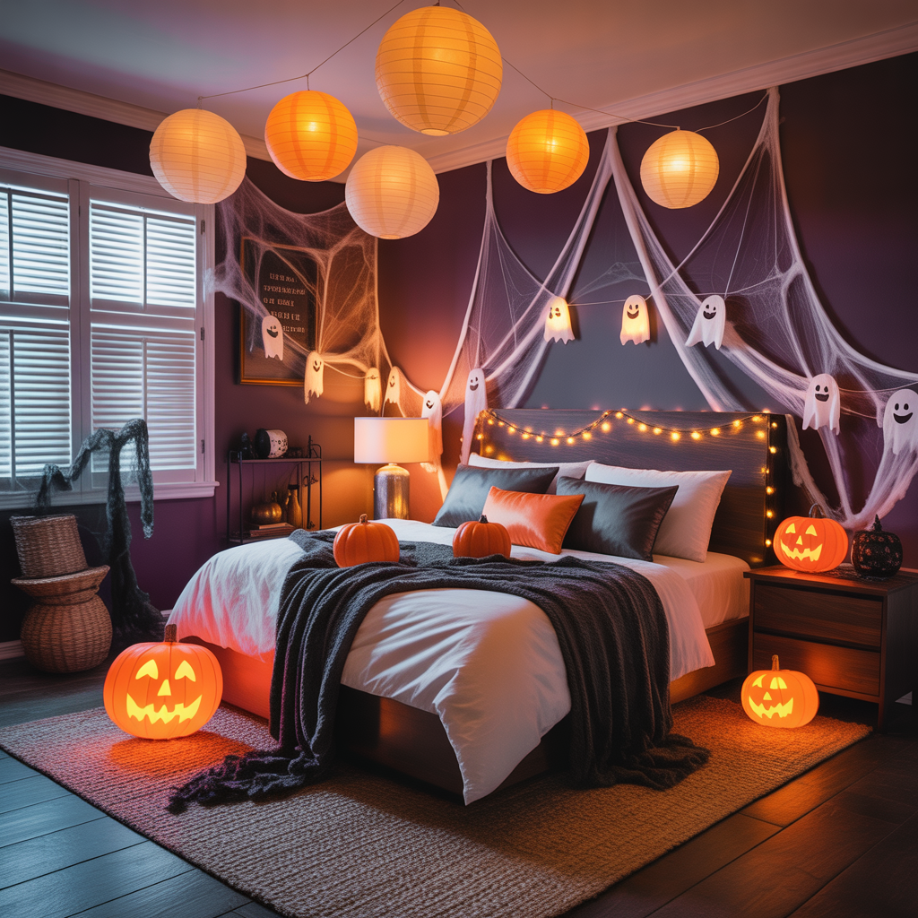 halloween bedroom decor