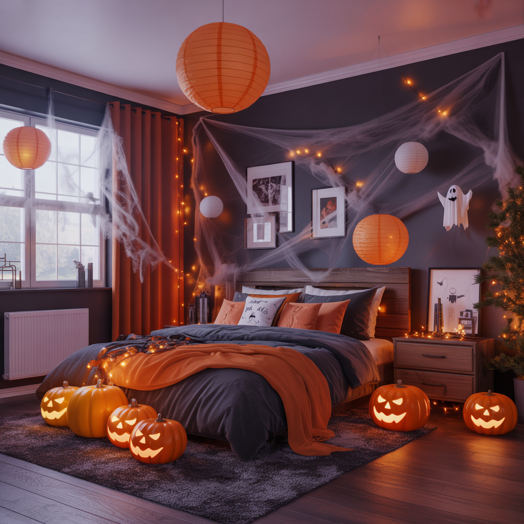 halloween bedroom decor