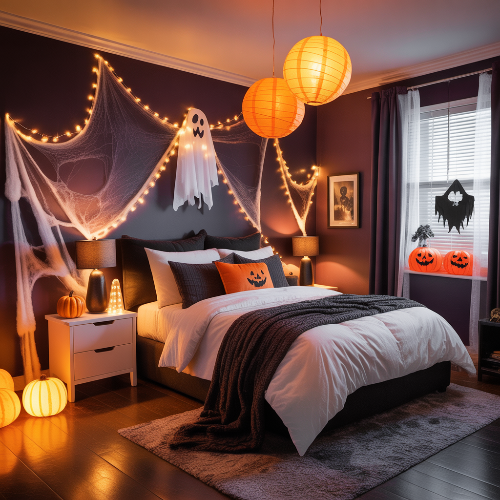 halloween bedroom decor