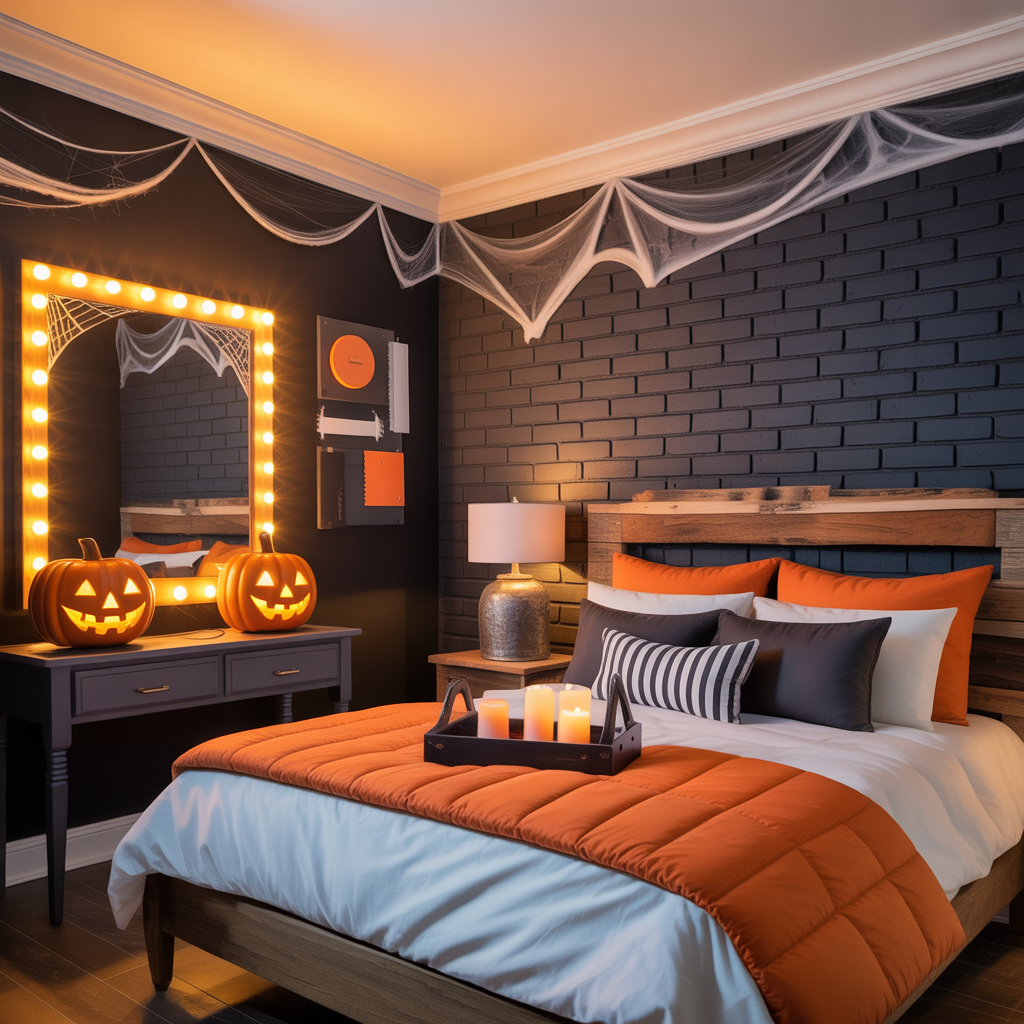 halloween bedroom decor