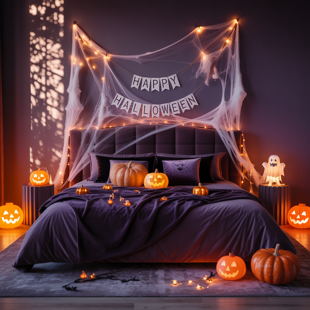 halloween bedroom decor