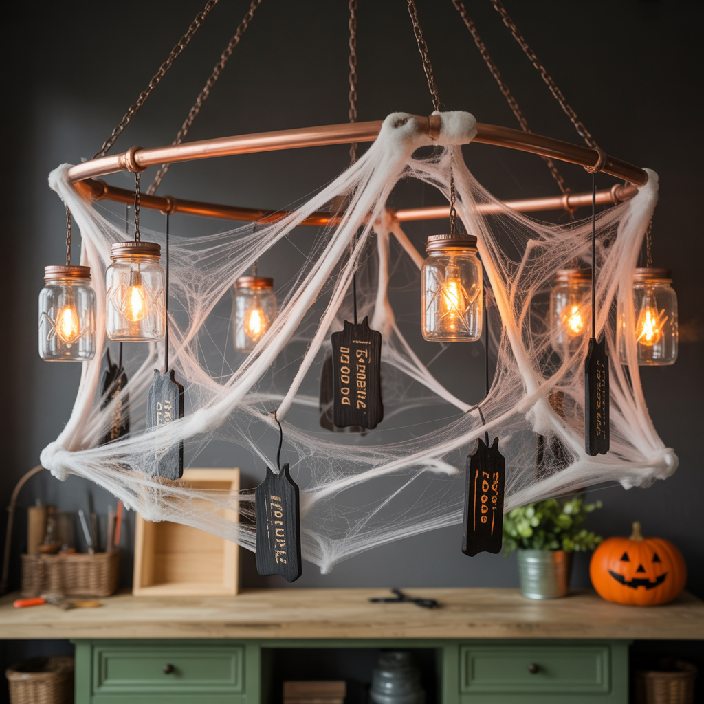 halloween chandelier concept