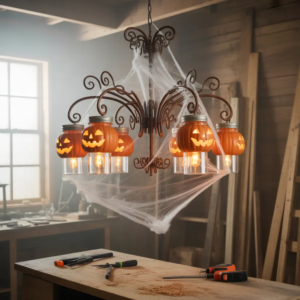 halloween chandelier concept
