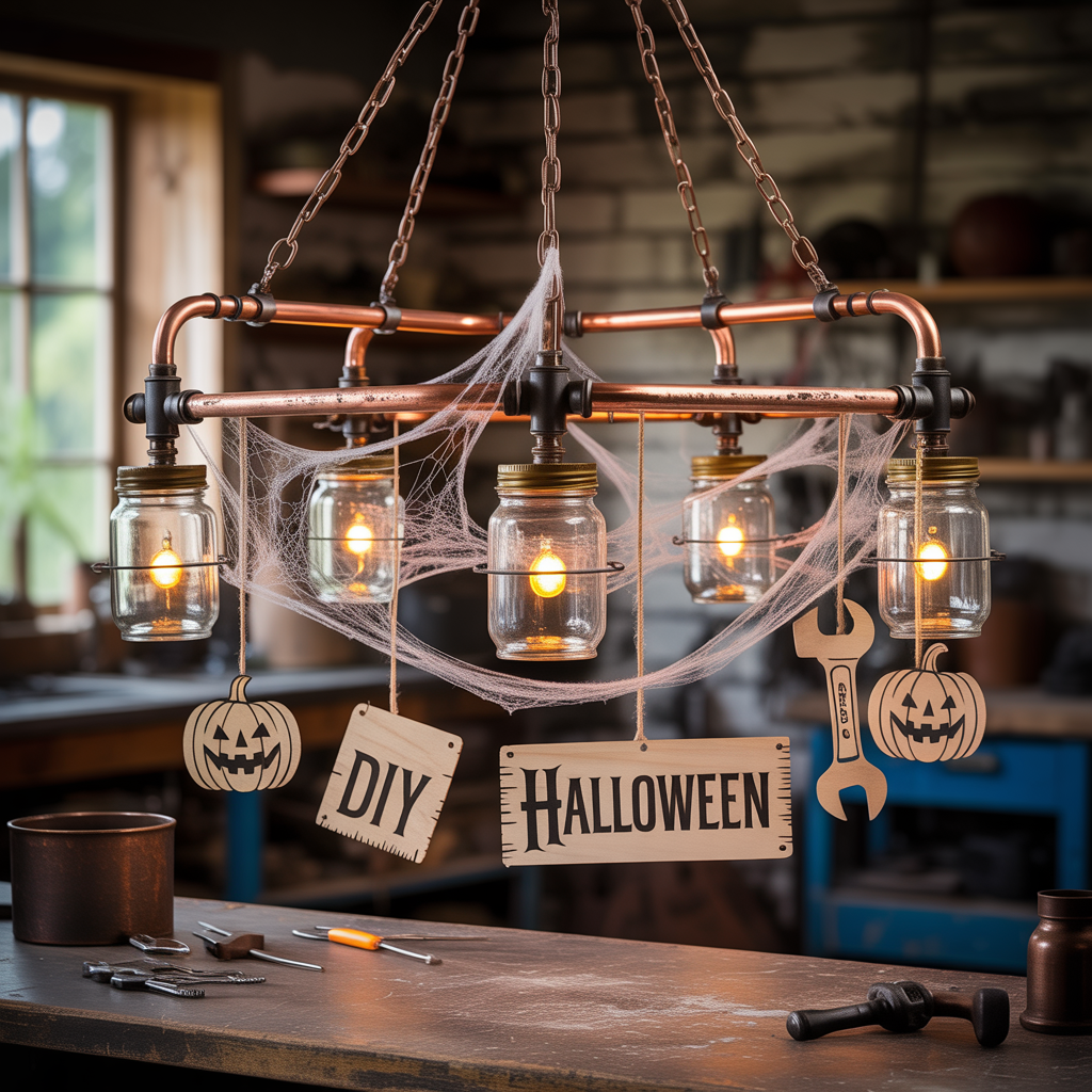 halloween chandelier concept