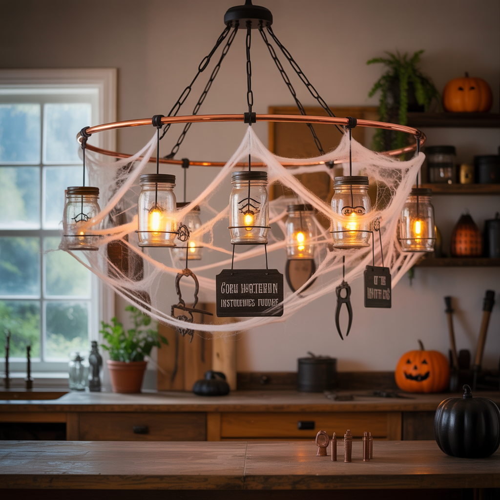 halloween chandelier concept