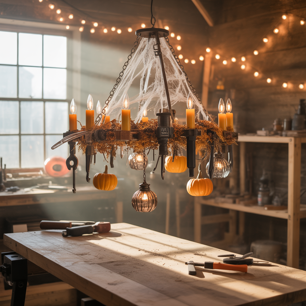 halloween chandelier concept