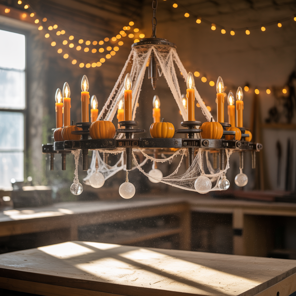 halloween chandelier concept