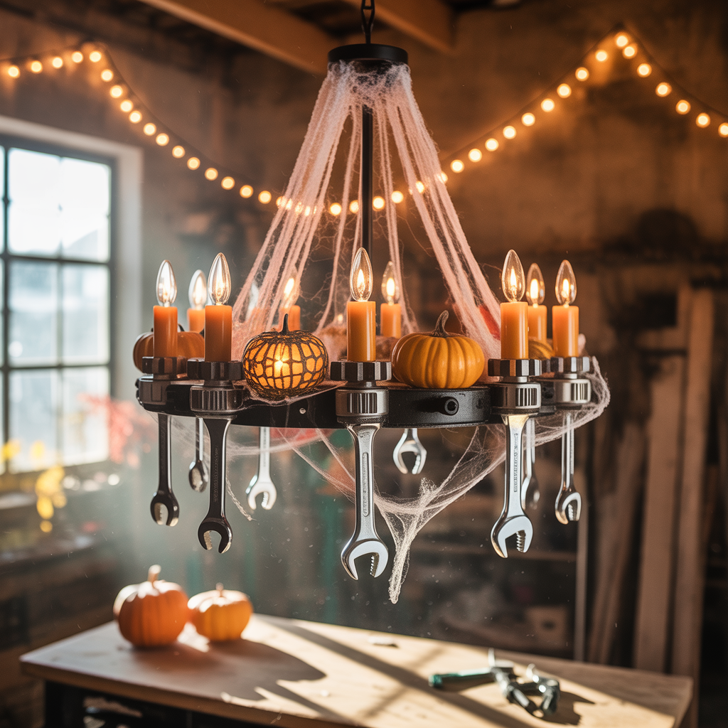 halloween chandelier concept