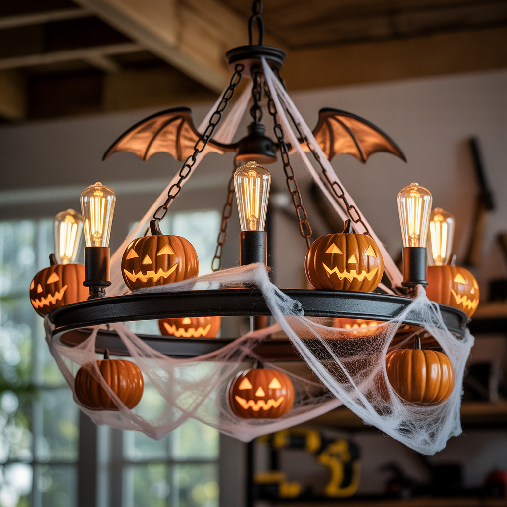 halloween chandelier concept
