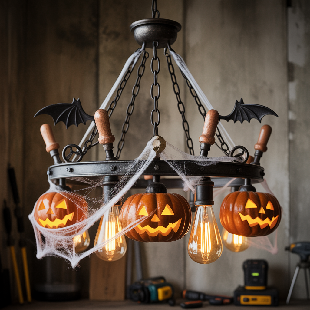 halloween chandelier concept