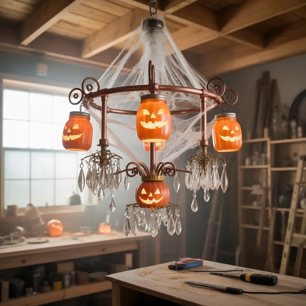 halloween chandelier concept
