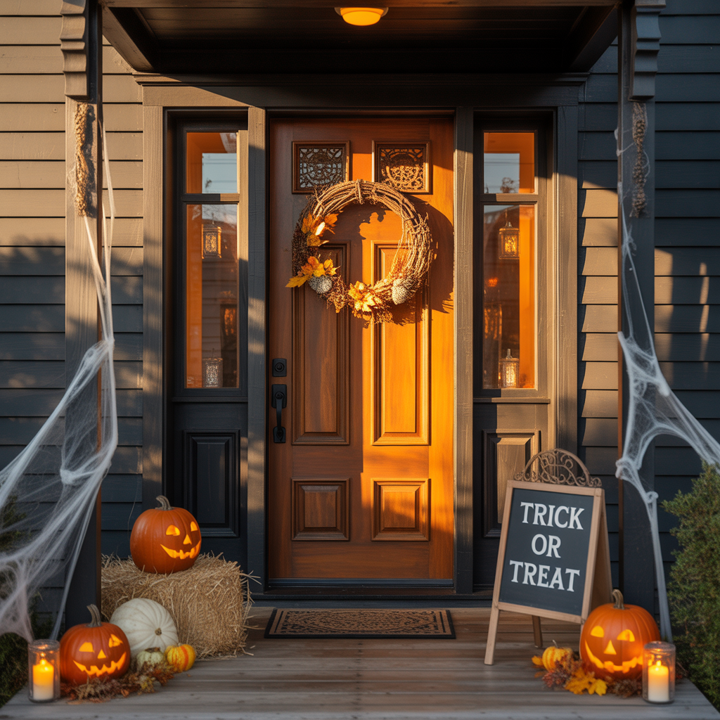 halloween decorating door ideas