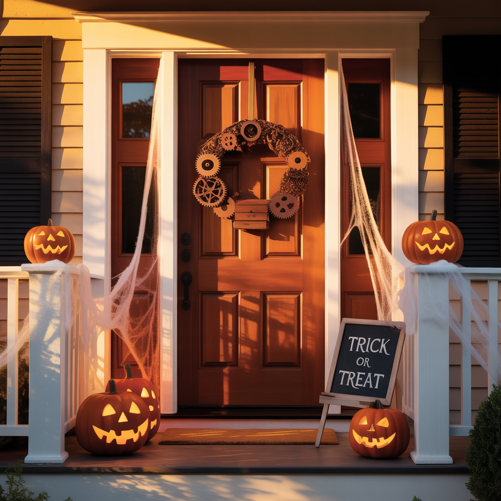 halloween decorating door ideas