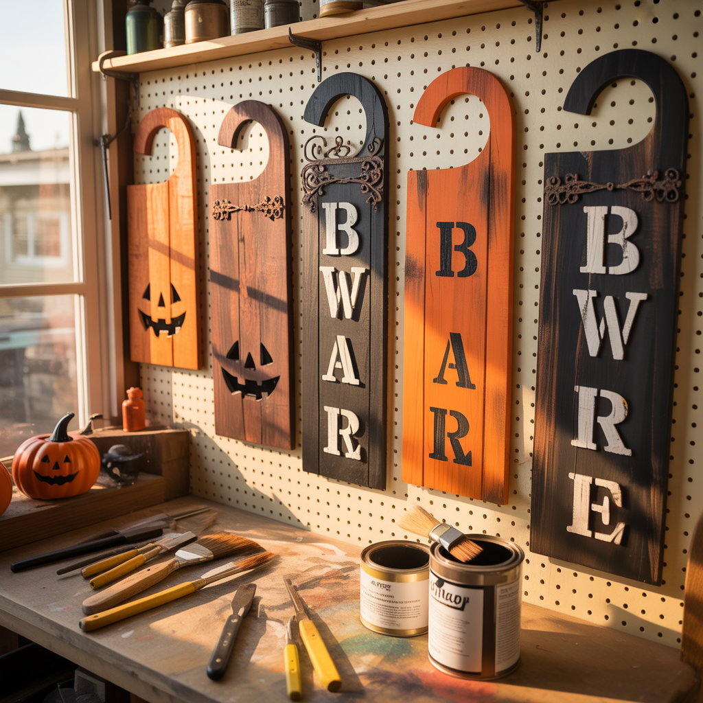 halloween door hangers