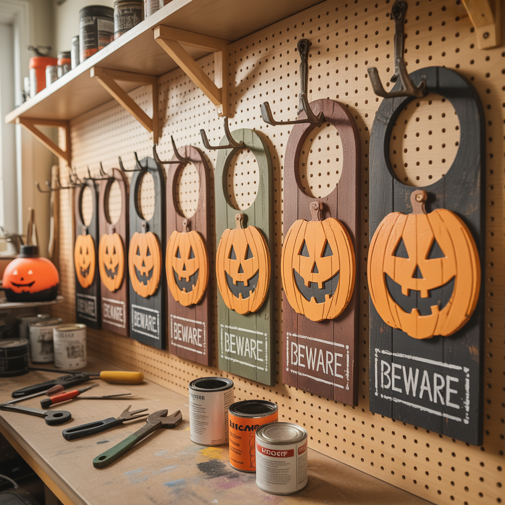 halloween door hangers