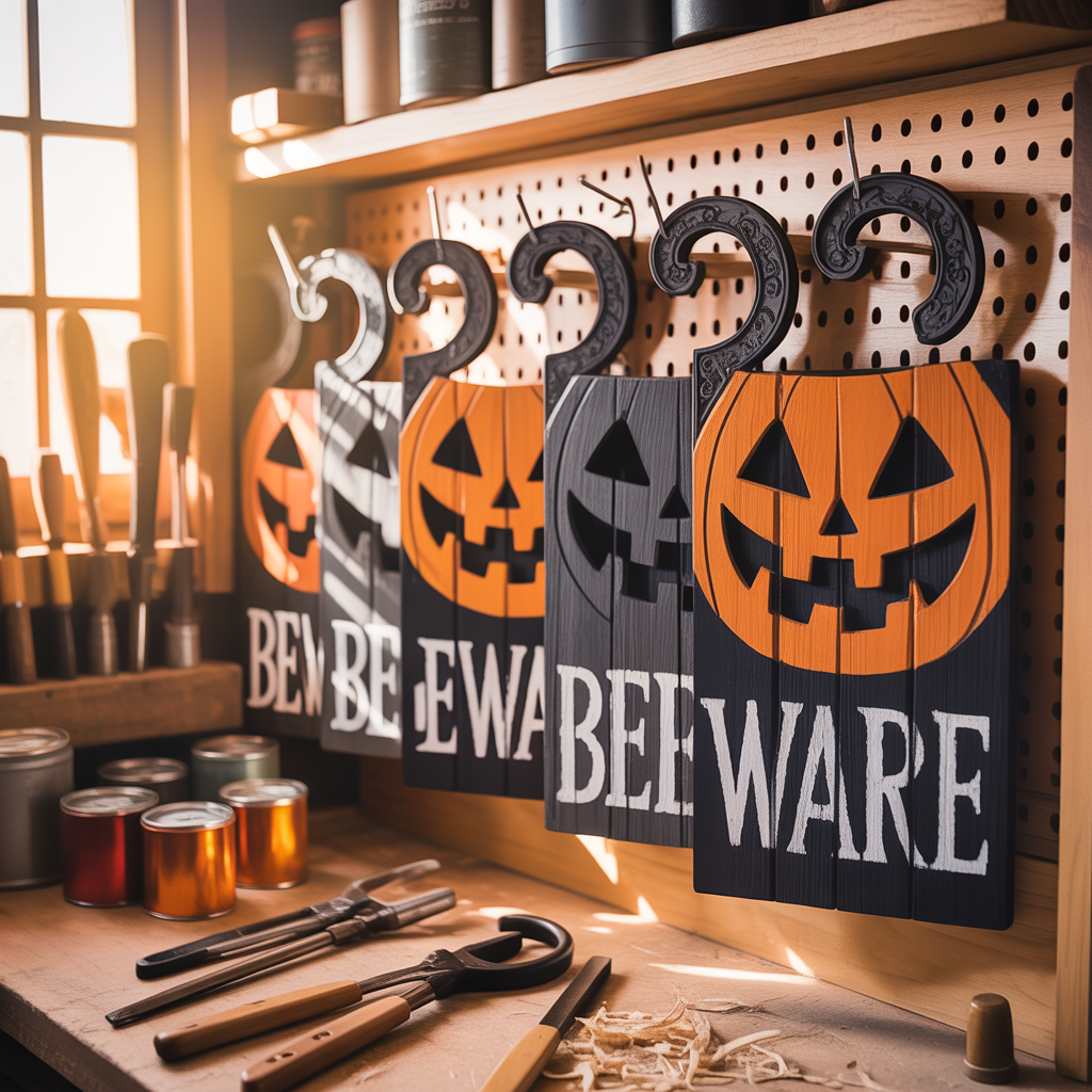 halloween door hangers