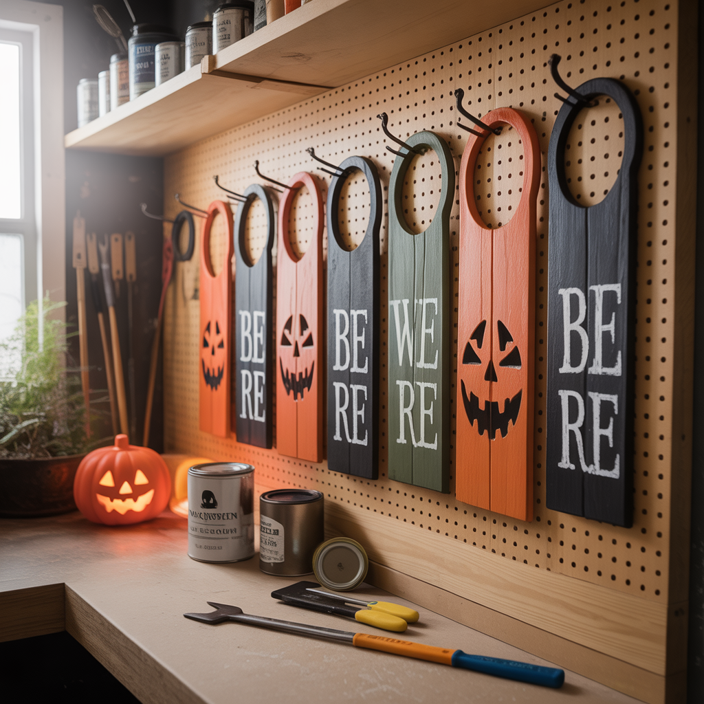 halloween door hangers