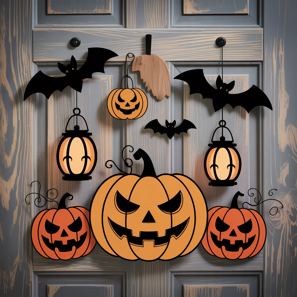 halloween door hangers