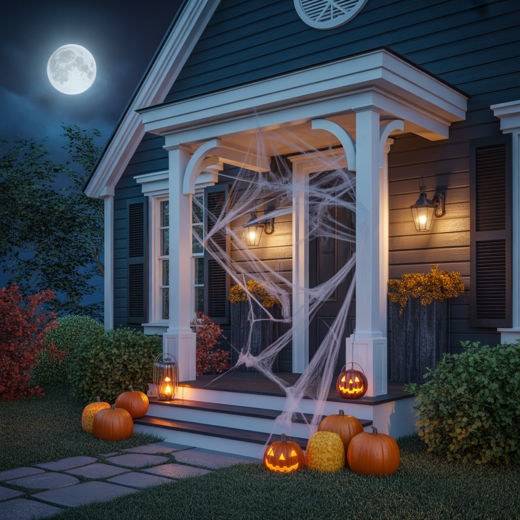 halloween front porch decor