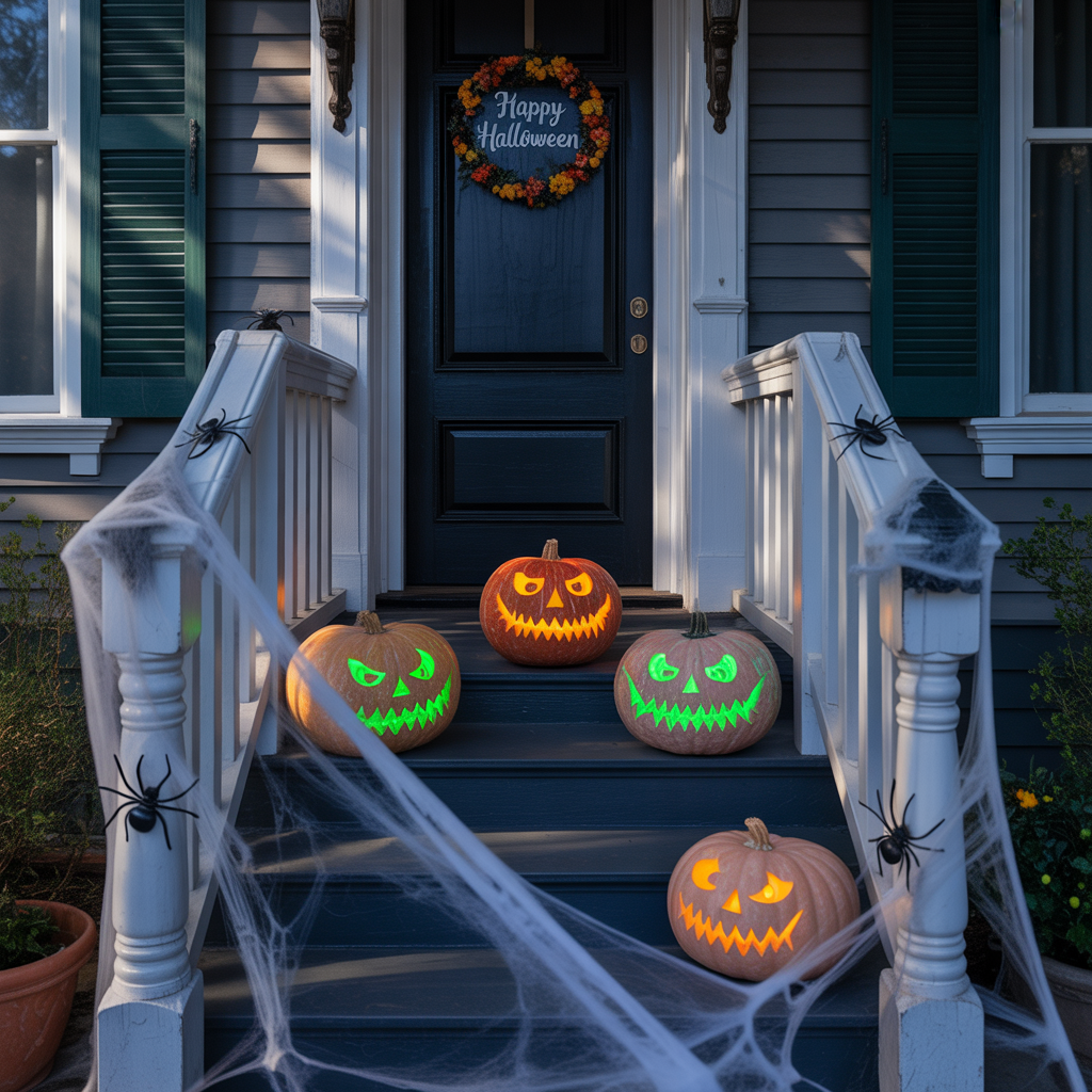 halloween front porch decor