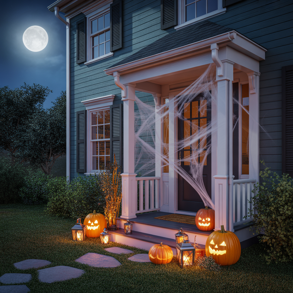 halloween front porch decor