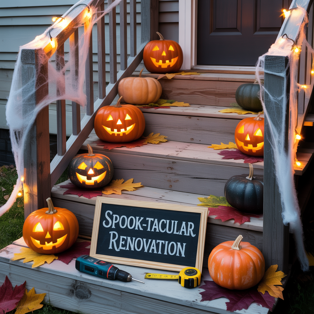 halloween front porch decor