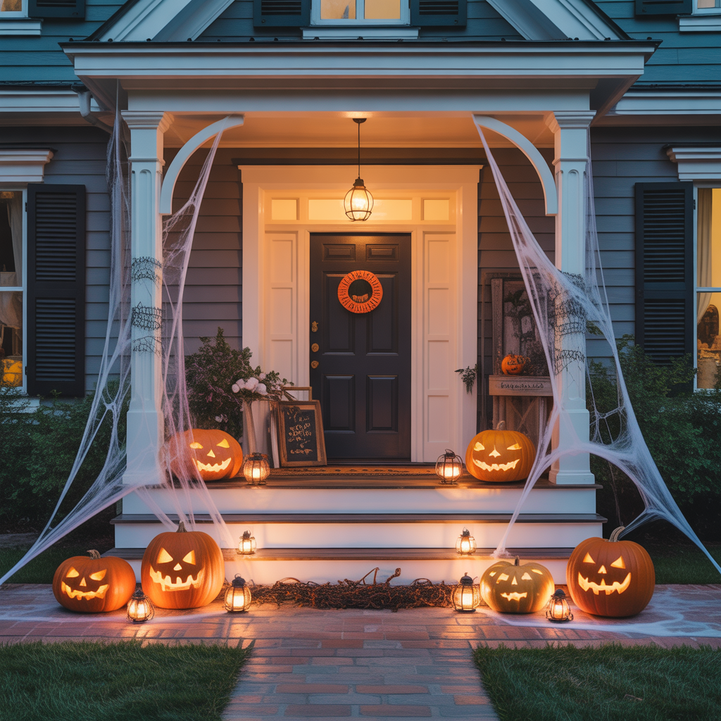 halloween front porch decor