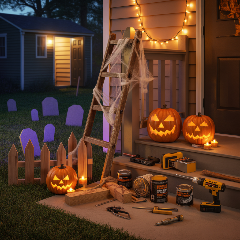 halloween house decorations