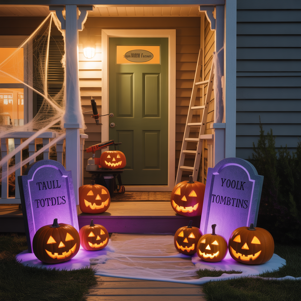 halloween house decorations