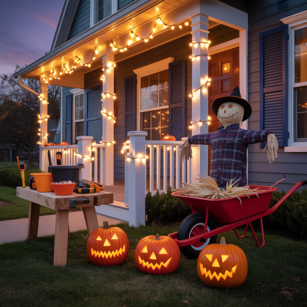 halloween house decorations
