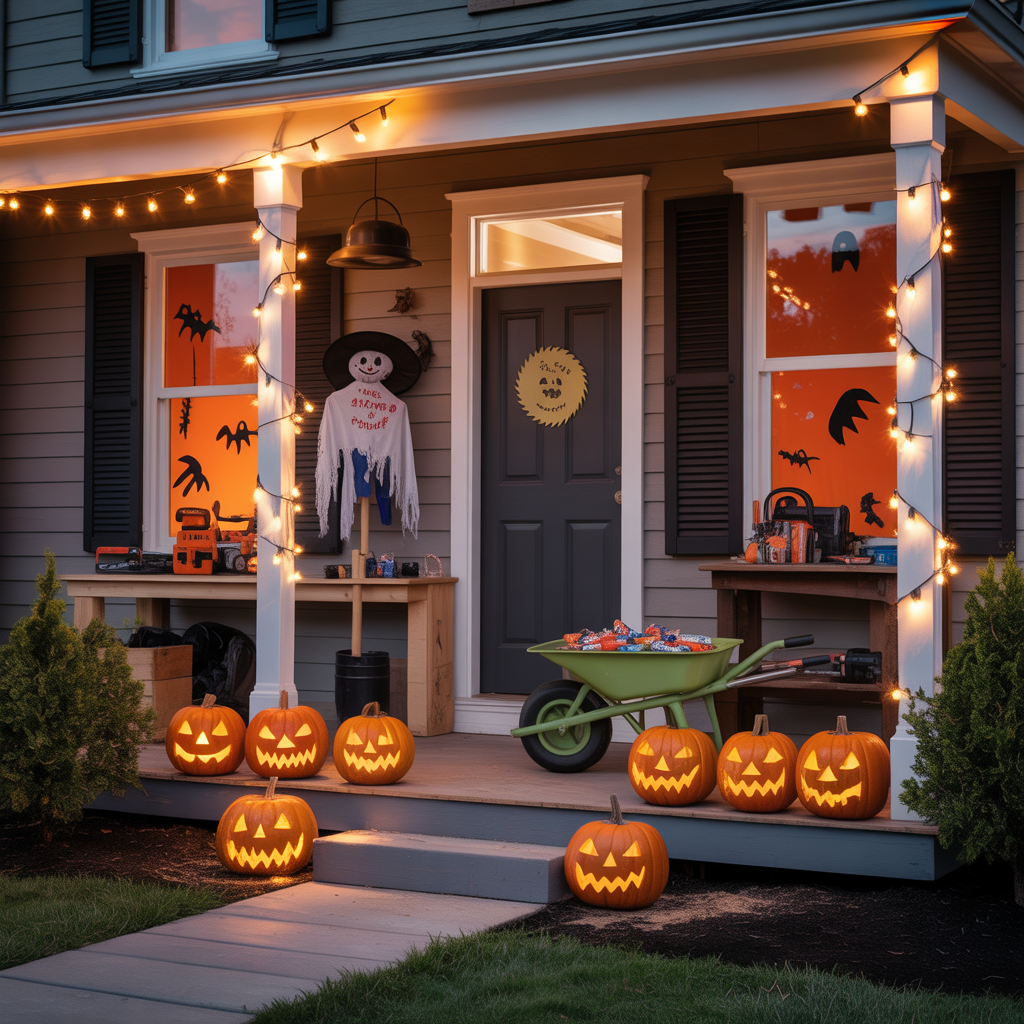 halloween house decorations