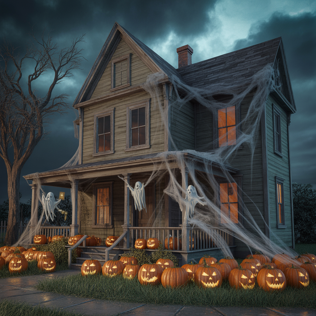 halloween house decorations
