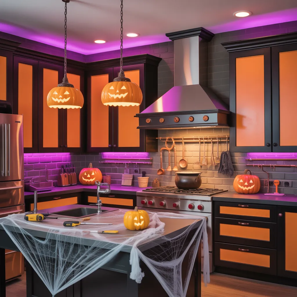 halloween kitchen