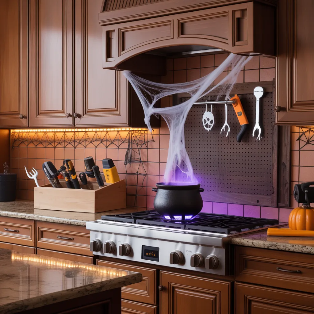 halloween kitchen