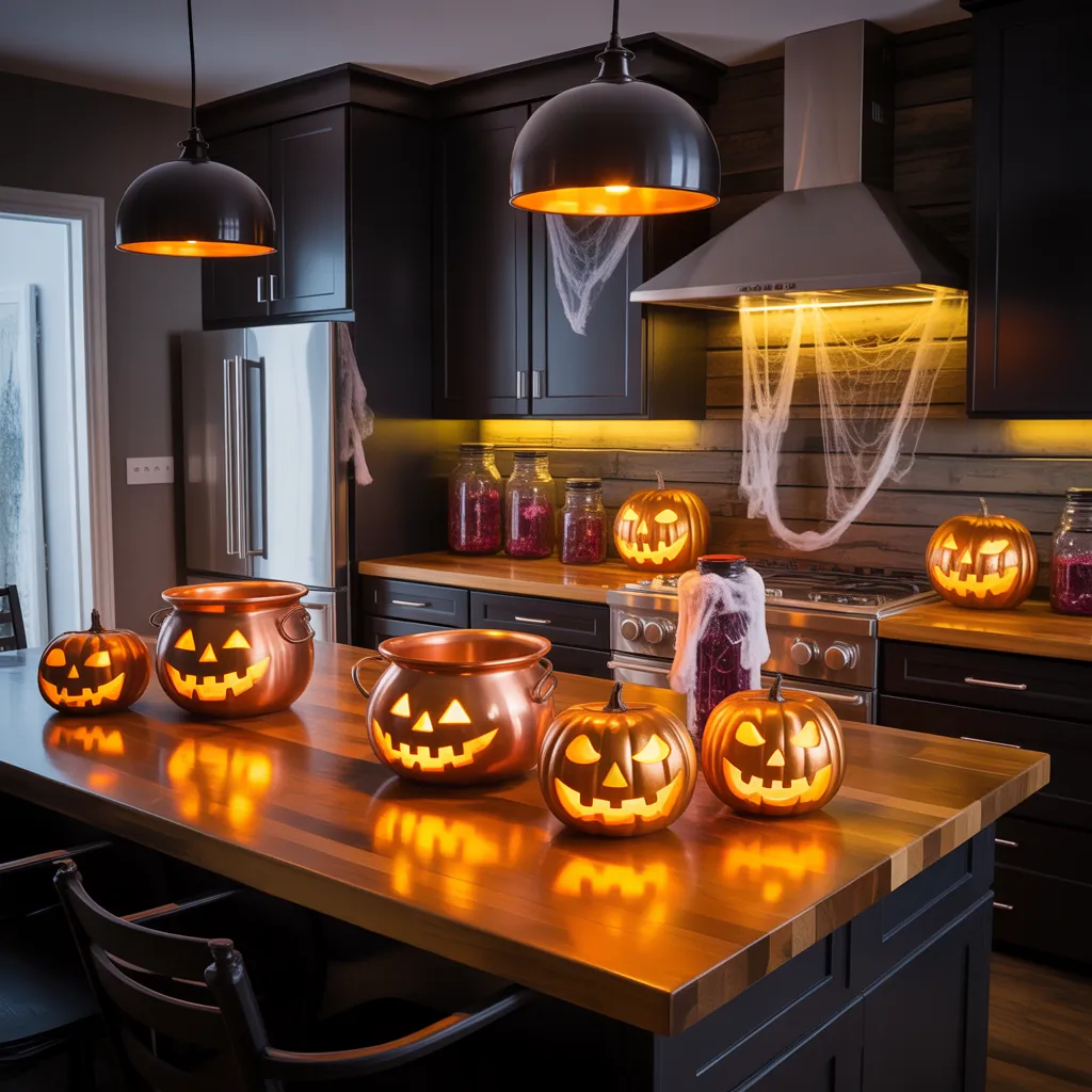 halloween kitchen decor