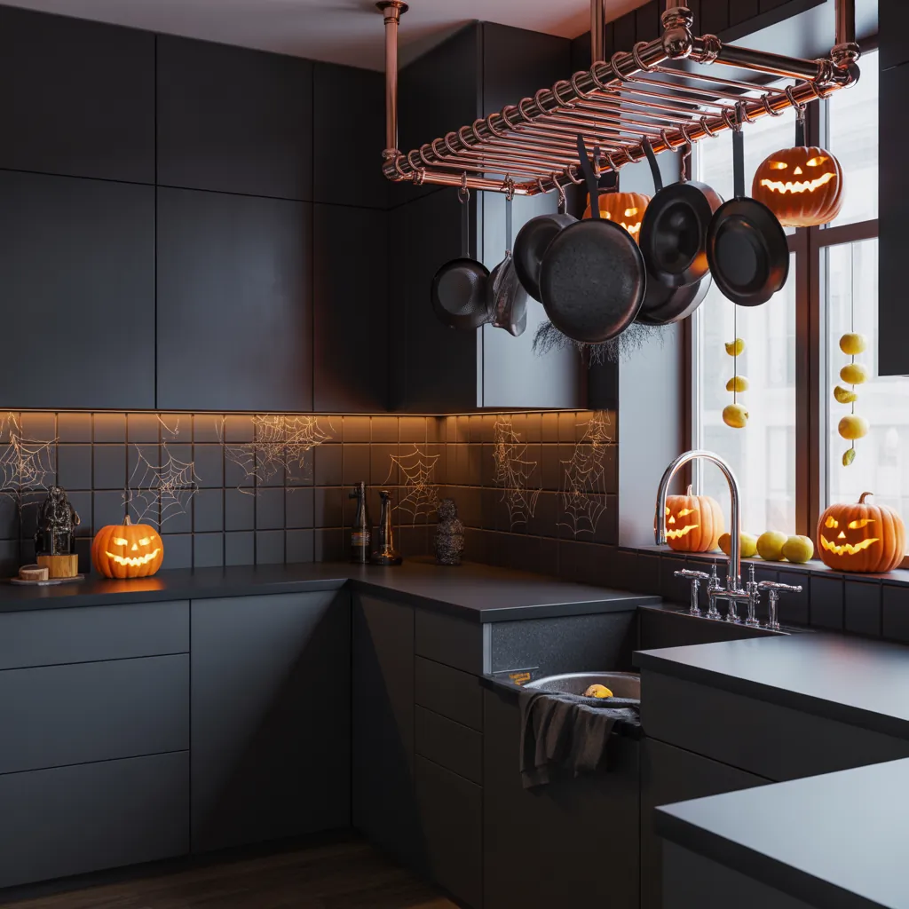 halloween kitchen decor