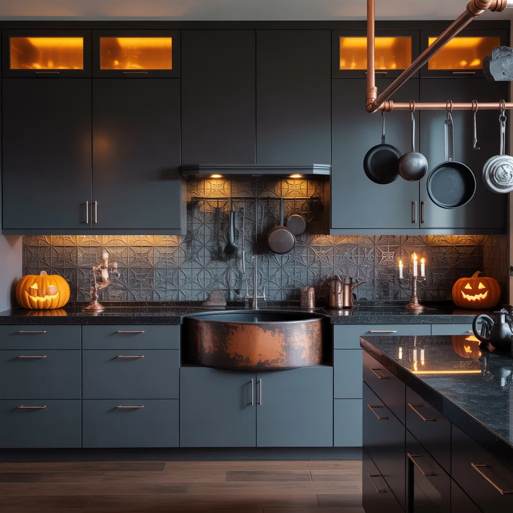 halloween kitchen decor