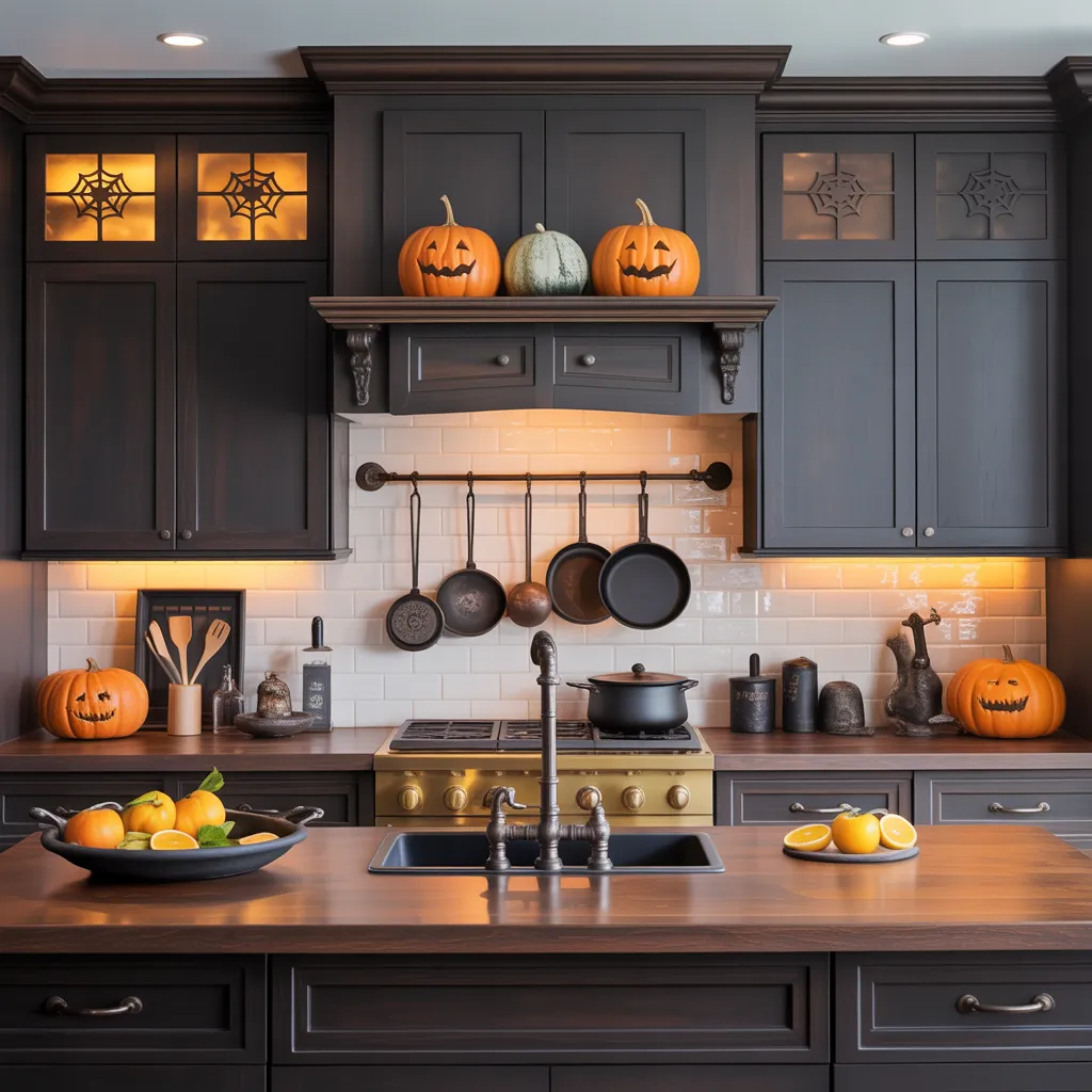 halloween kitchen decor