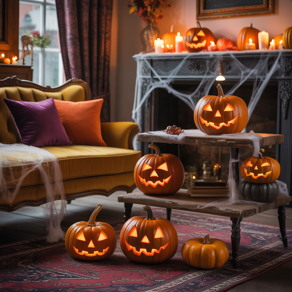 halloween living room