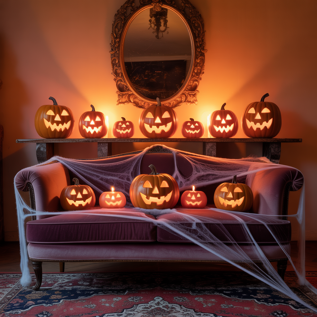 halloween living room