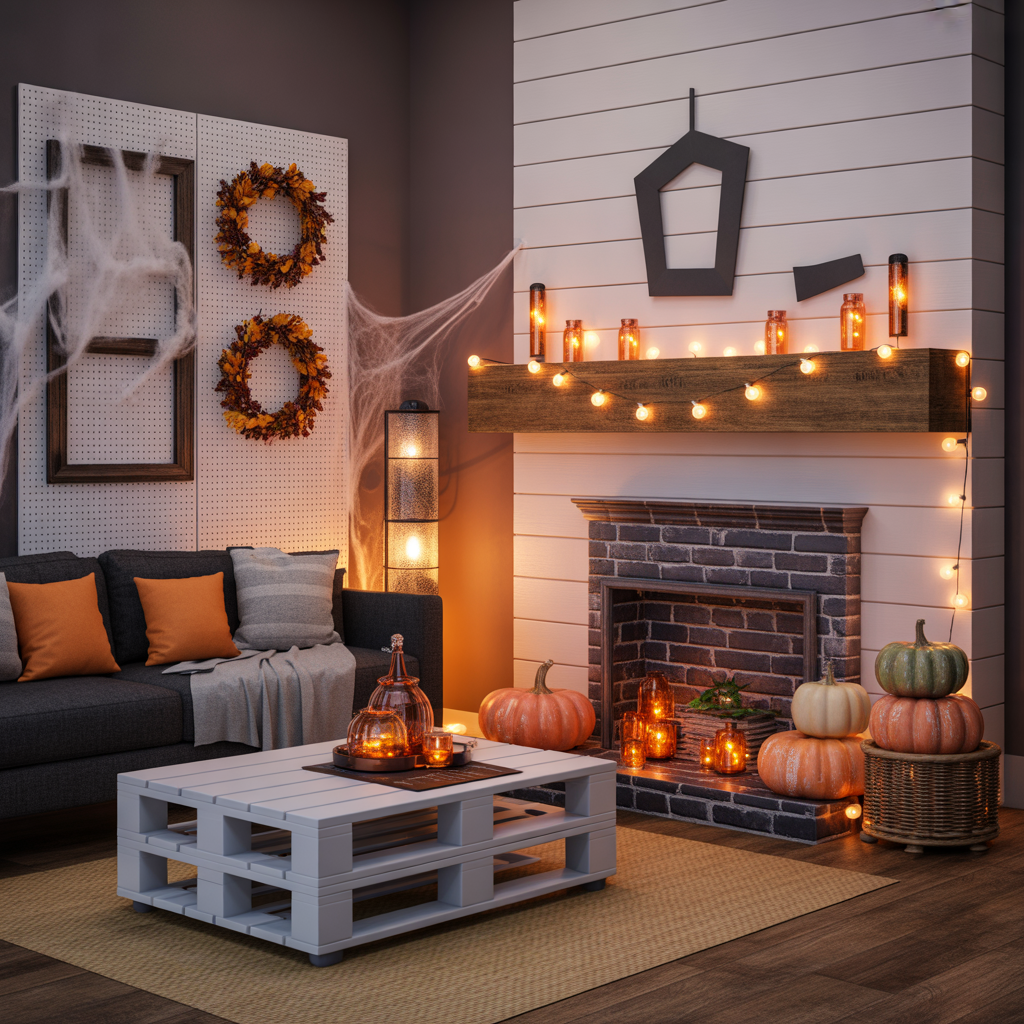 halloween living room