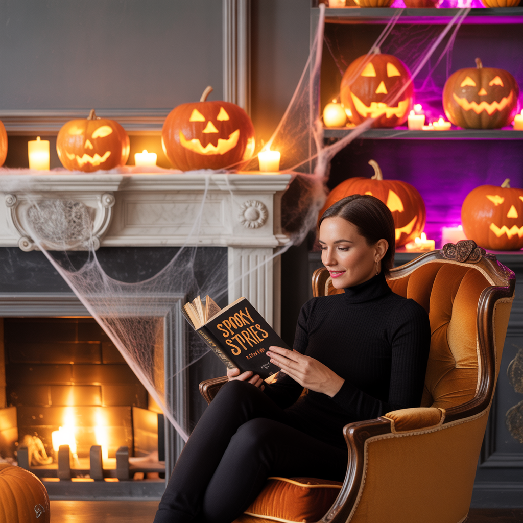halloween living room