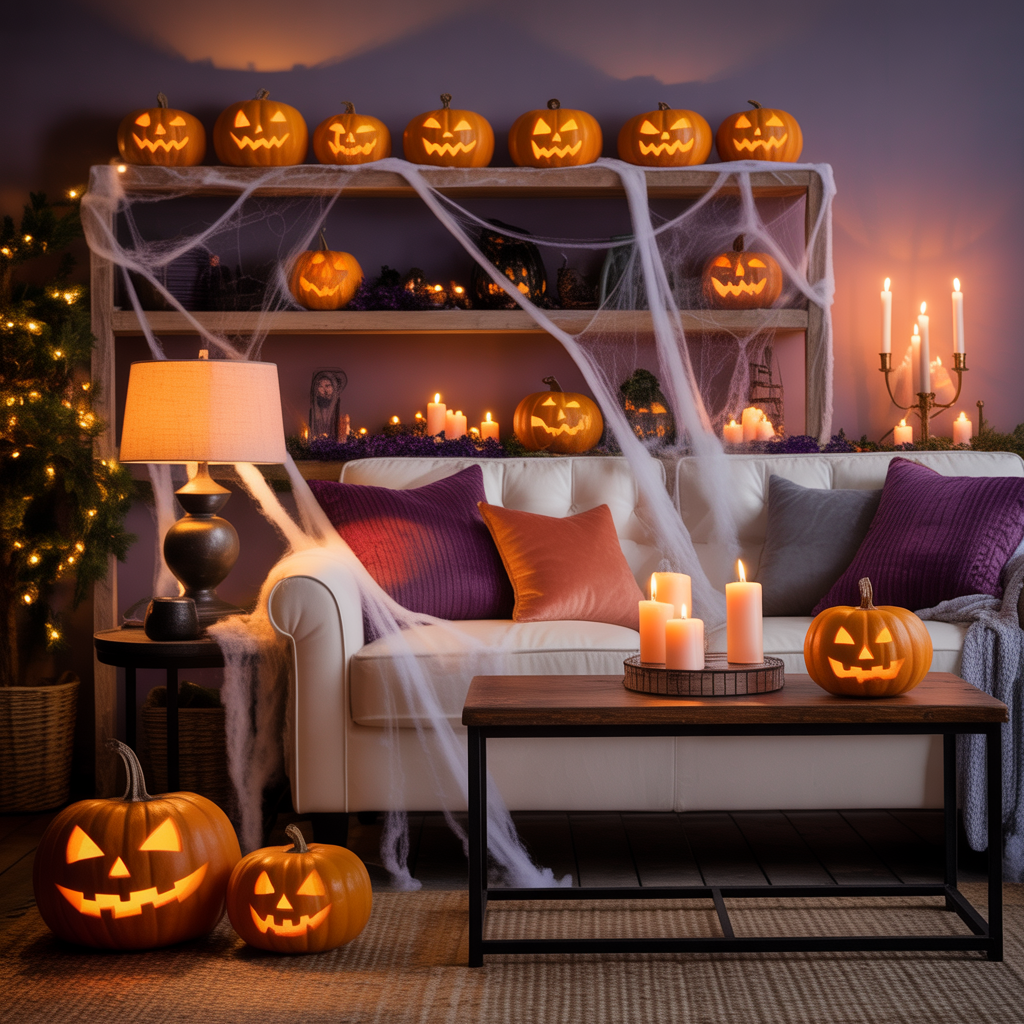 halloween living room
