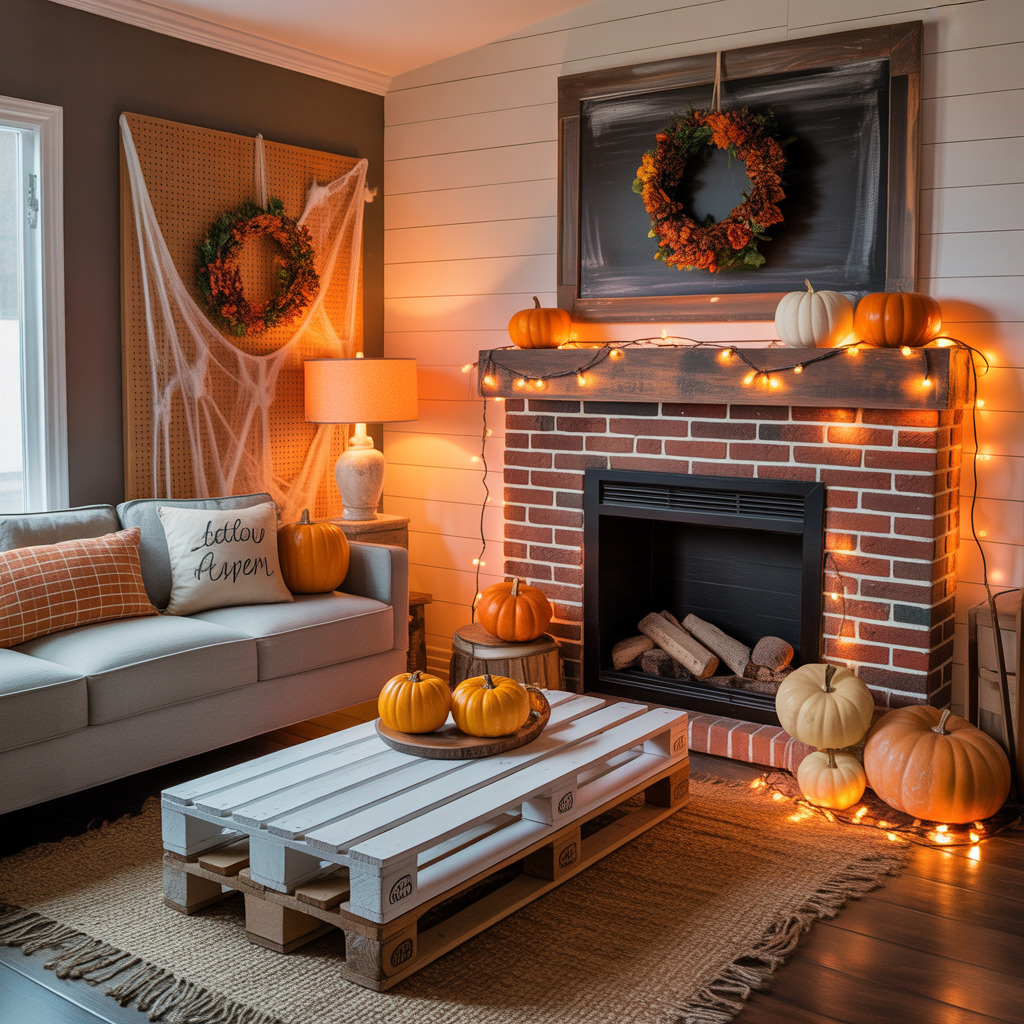 halloween living room