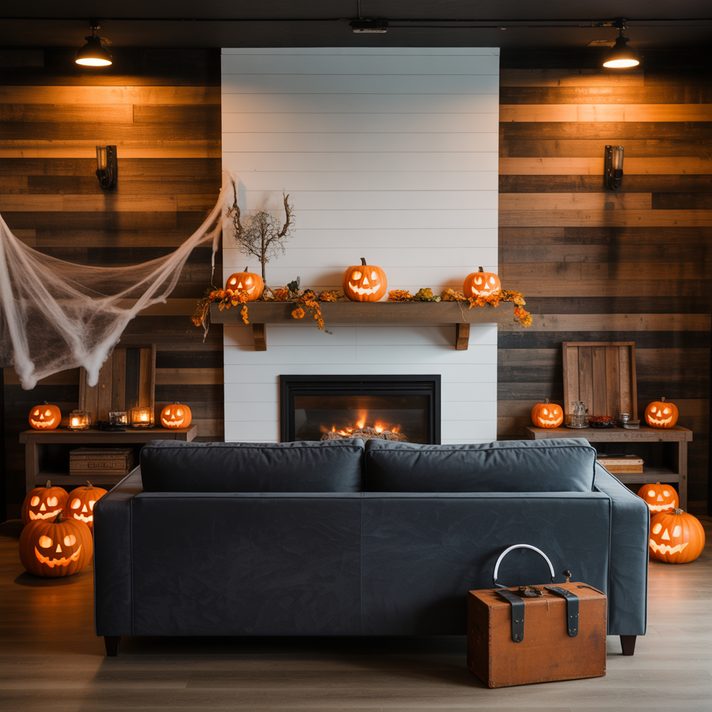 halloween living room